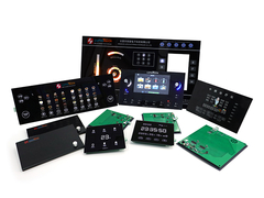 สวิตช์เมมเบรน Capacitive โพลีเอสเตอร์ HMI สำหรับเครื่องใช้ในครัวเรือน